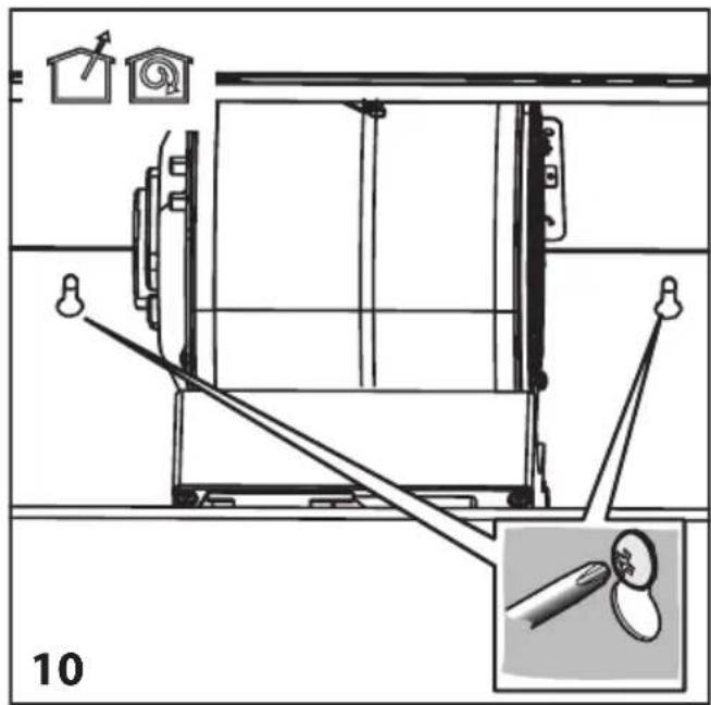 BEKO HCA62844WH - Montazu okapu na scianie - 4