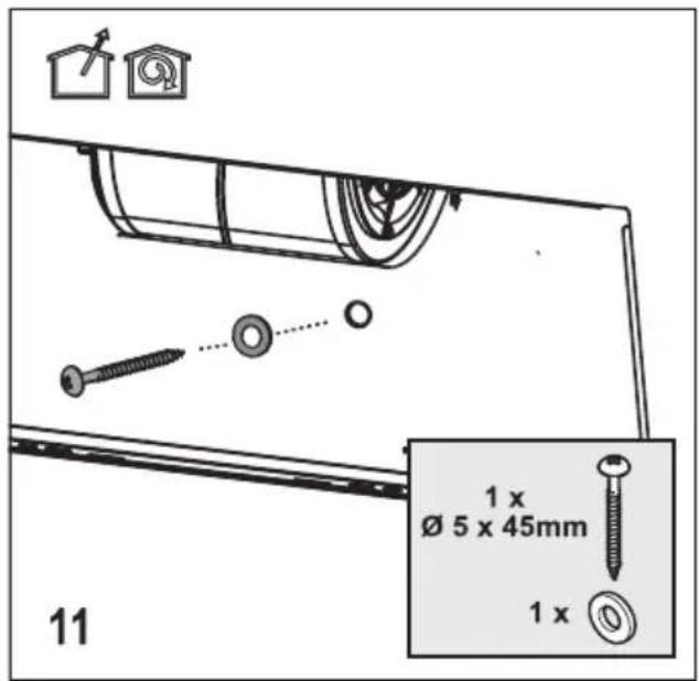 BEKO HCA62844WH - Montáž digestore na stenu - 5