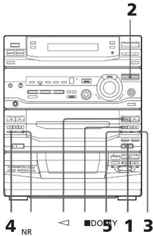 SONY LBTXB80AV - Enregistrement manuel sur une cassette - 1