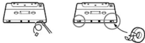 SONY LBTXB80AV - Para proteger una cinta permanente - 1