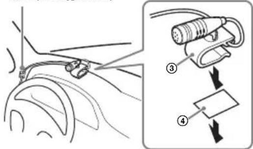 SONY XAVAX205DB - De microfoon installeren - 2