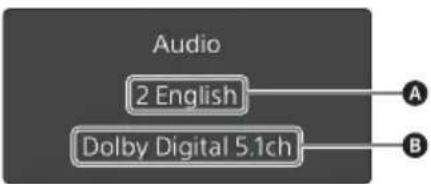 SONY XAVAX205DB - De audiotaal/-indeling wijzigen - 1