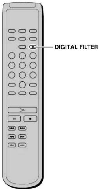 SONY SCD555ES - Escucha de un CD realizando un filtro (Función de filtro digital) - 2