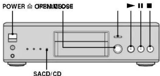 SONY SCD555ES - Lecture d'un disque - 1