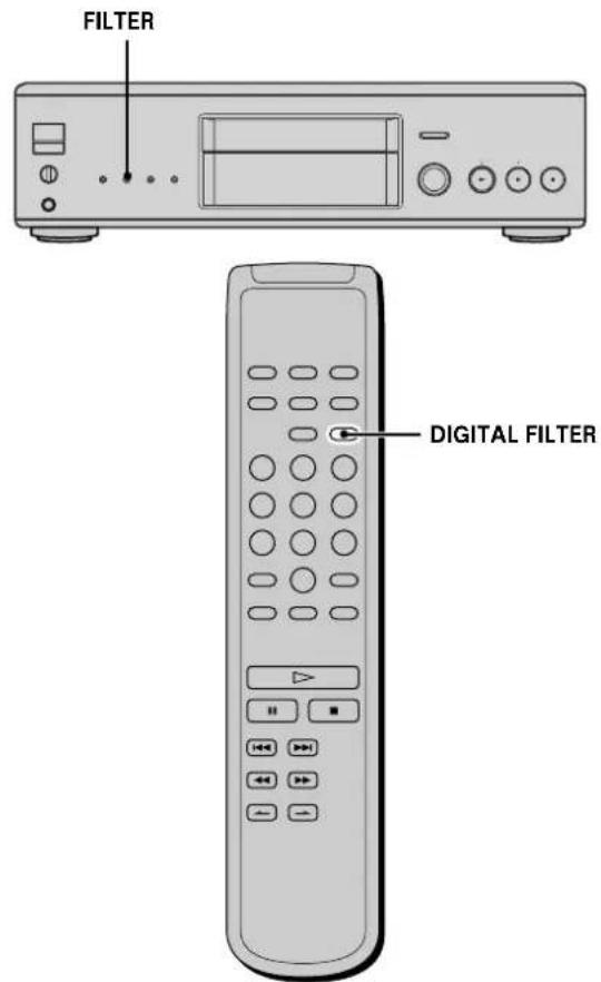SONY SCD555ES - Ecoute d'un CD avec un filtré (fonction de filtrre numérique) - 1