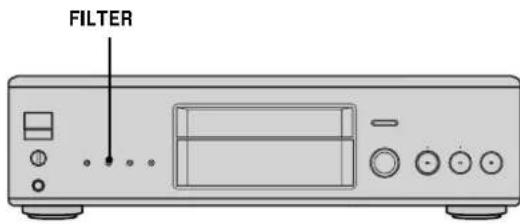 SONY SCD555ES - Escucha de un CD realizando un filtro (Función de filtro digital) - 1