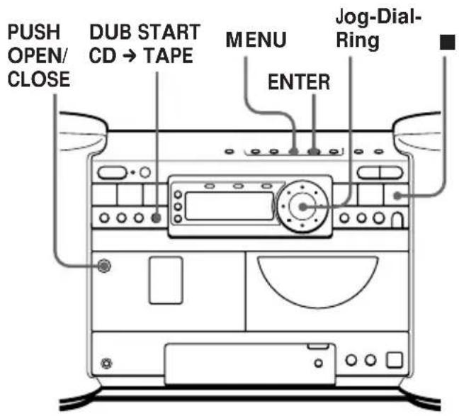SONY ZSD7 - Aufnehmen der Titel auf einer CD mit PUF Angabe der Bandlänge - 1