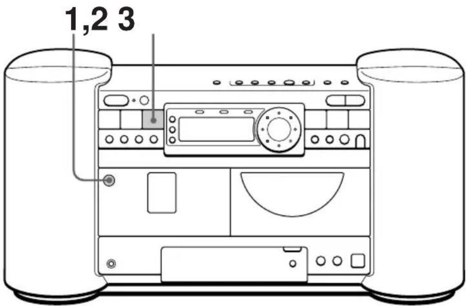 SONY ZSD7 - Lecture d'une cassette - 1
