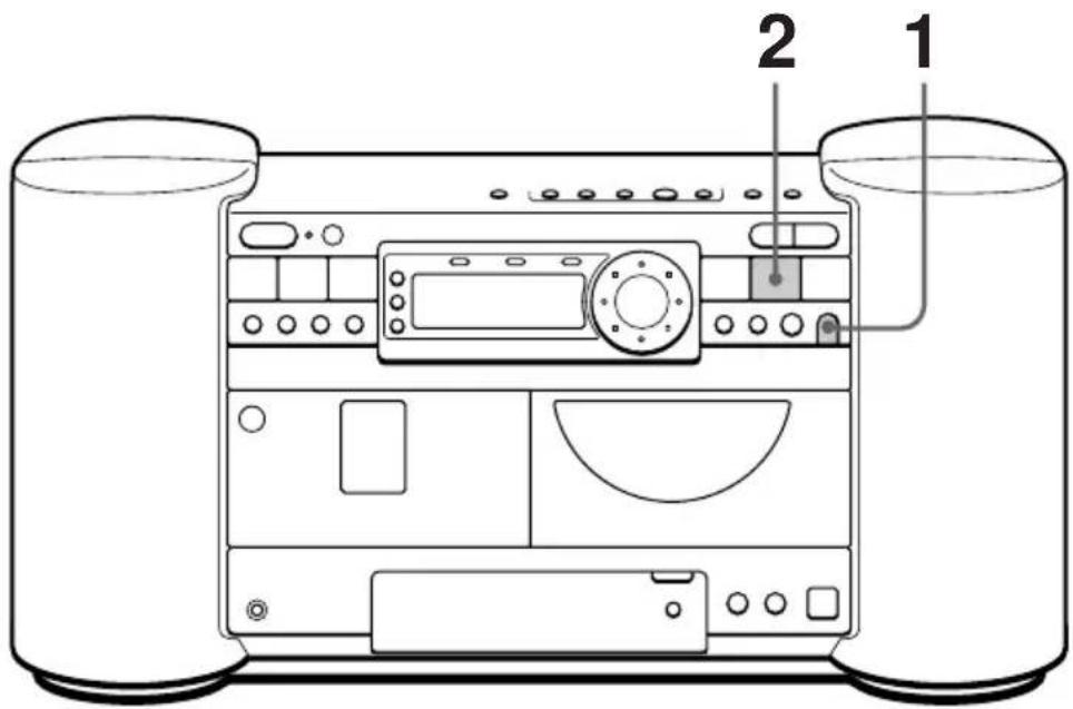 SONY ZSD7 - Wiedergeben einer CD - 1