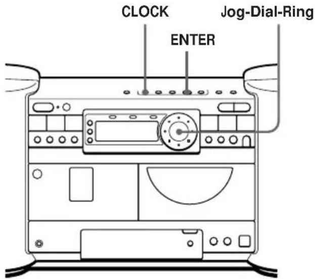 SONY ZSD7 - Einstellen der Uhr - 1