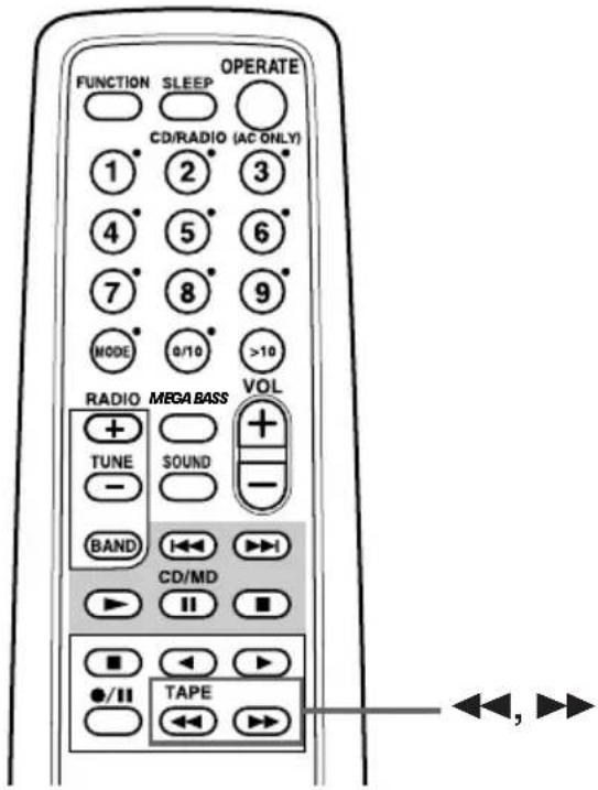 SONY ZSD7 - Ansteuern des Anfangs eines Titels - 1
