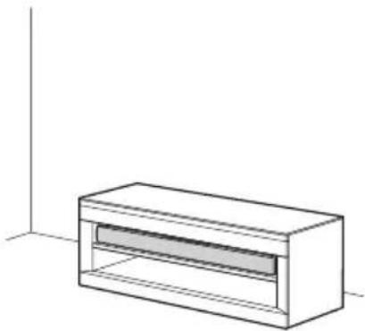 SONY HTCT550W - De luidspreker en het TVtoestel apart installereren - 1