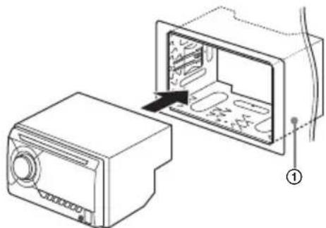 SONY WX800UI - Mounting the unit with the supplied bracket - 2