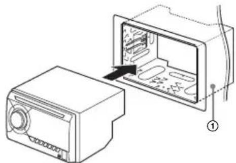 SONY WX800UI - Montaggio dell'apparecchio con la staffa in dotazione - 2