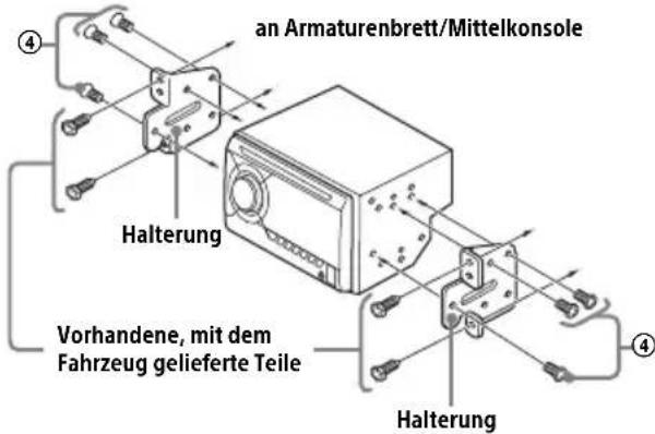 SONY WX800UI - Montieren des Gerats in einem japanischen Fahrzeug - 1