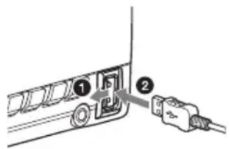 SONY WX800UI - Raccordement d'un périphérique USB - 1