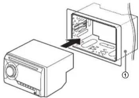 SONY WX800UI - Montage de l'appareil avec le support fourni - 2