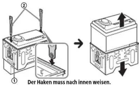 SONY WX800UI - Abnehmen der Halterung - 1