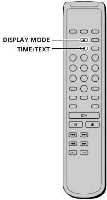 SONY SCDXA3000ES - Using the Display - 2