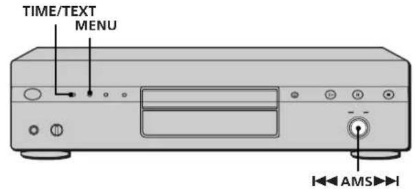 SONY SCDXA3000ES - Using the Display - 1