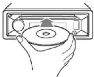 SONY CDXG1302U - Inserte el disco (etiqueta hacer arriba). - 1