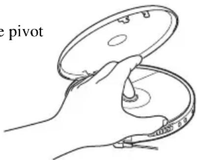 SONY DNE300CK - Retrait du CD - 1