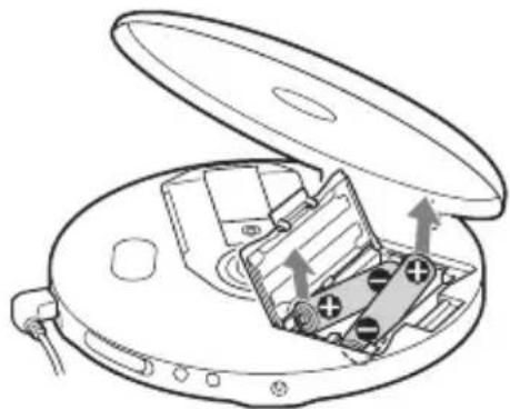 SONY DNE300CK - Para extraer las pilas - 1