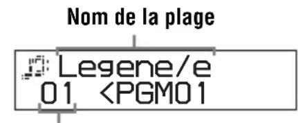 SONY DNE300CK - Appuyez sur « ou « pour sélectionner la plage et appuyez sur display/menu pour valider. - 2