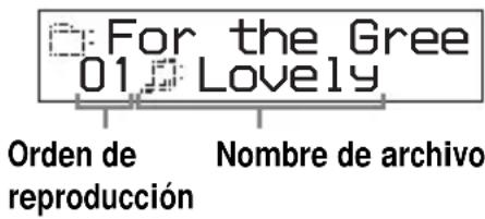 SONY DNE300CK - Pulse o para selectionar la pista y pulse DISPLAY/MENU para ingresar la seleccion. - 3
