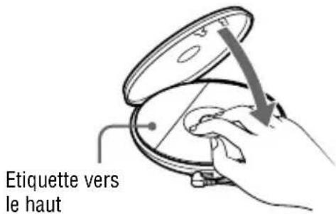 SONY DNE319 - Placez le CD sur le plateau et fermez le couvercle. - 1