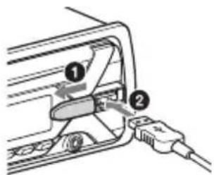 SONY MEXN4200BT - Collegamento di un dispositivo USB - 1