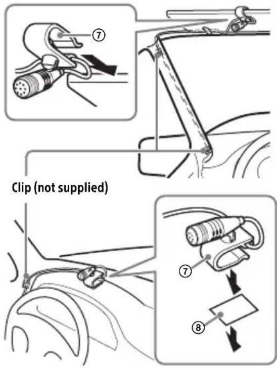 Clip (not supplied)