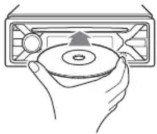 SONY MEXN4200BT - Insert the disc (label side up). - 1