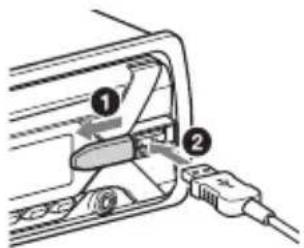 SONY MEXN4200BT - Connexion d'un périphérique USB - 1