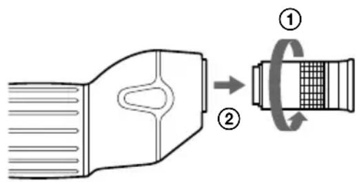SONY VCLFS2K - Uso del ocular para la observacion - 1