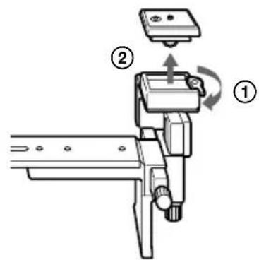 SONY VCLFS2K - Installation du caméscope sur le socle - 1