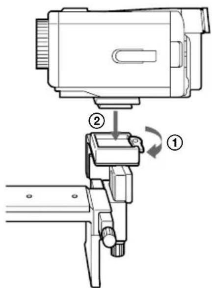 SONY VCLFS2K - Fijación de la videocamara al pedestal - 3