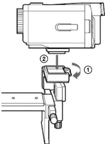 SONY VCLFS2K - Attaching the video camera recorder to the pedestal - 3
