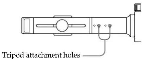 SONY VCLFS2K - Attaching the pedestal to the tripod (not supplied) - 1