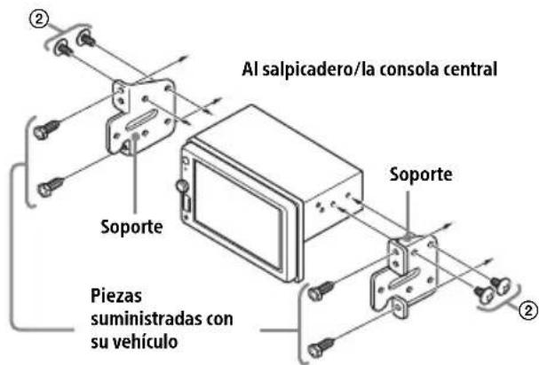 SONY XAVAX1005DB - Montaje de la unidad en un coche japonés - 1
