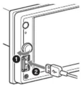 SONY XAVAX1005DB - Conexión de un dispositivo USB - 1