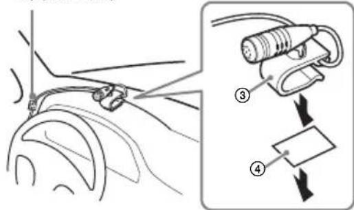 SONY XAVAX1005DB - Installation du micro - 2