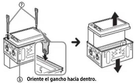 SONY XAVAX1005DB - Extracción del soporte - 1