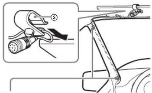 SONY XAVAX1005DB - Installing the microphone - 1