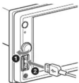 SONY XAVAX1005DB - Connecting a USB Device - 1