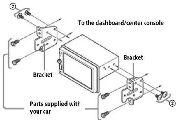 SONY XAVAX1005DB - Mounting the unit in a Japanese car - 1