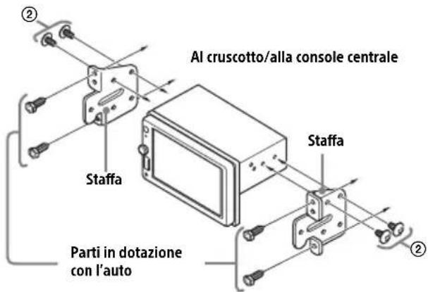 SONY XAVAX1005DB - Montaggio dell'apparecchio su un'auto giapponese - 1