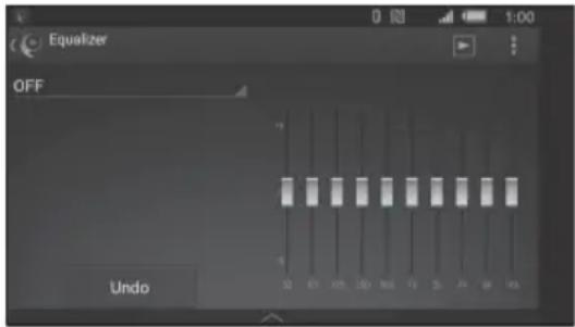 SONY MEXM100BT - Divers réglages - 1