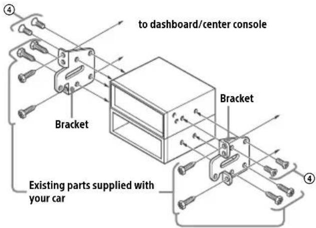 SONY MEXM100BT - Mounting the unit in a Japanese car - 1