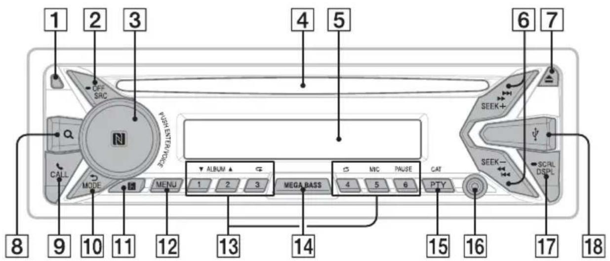SONY MEXM100BT - Main unit - 1